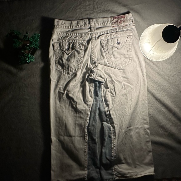 True Religion White Custom Baggy Jnco Like Baggyness - Picture 2 of 3